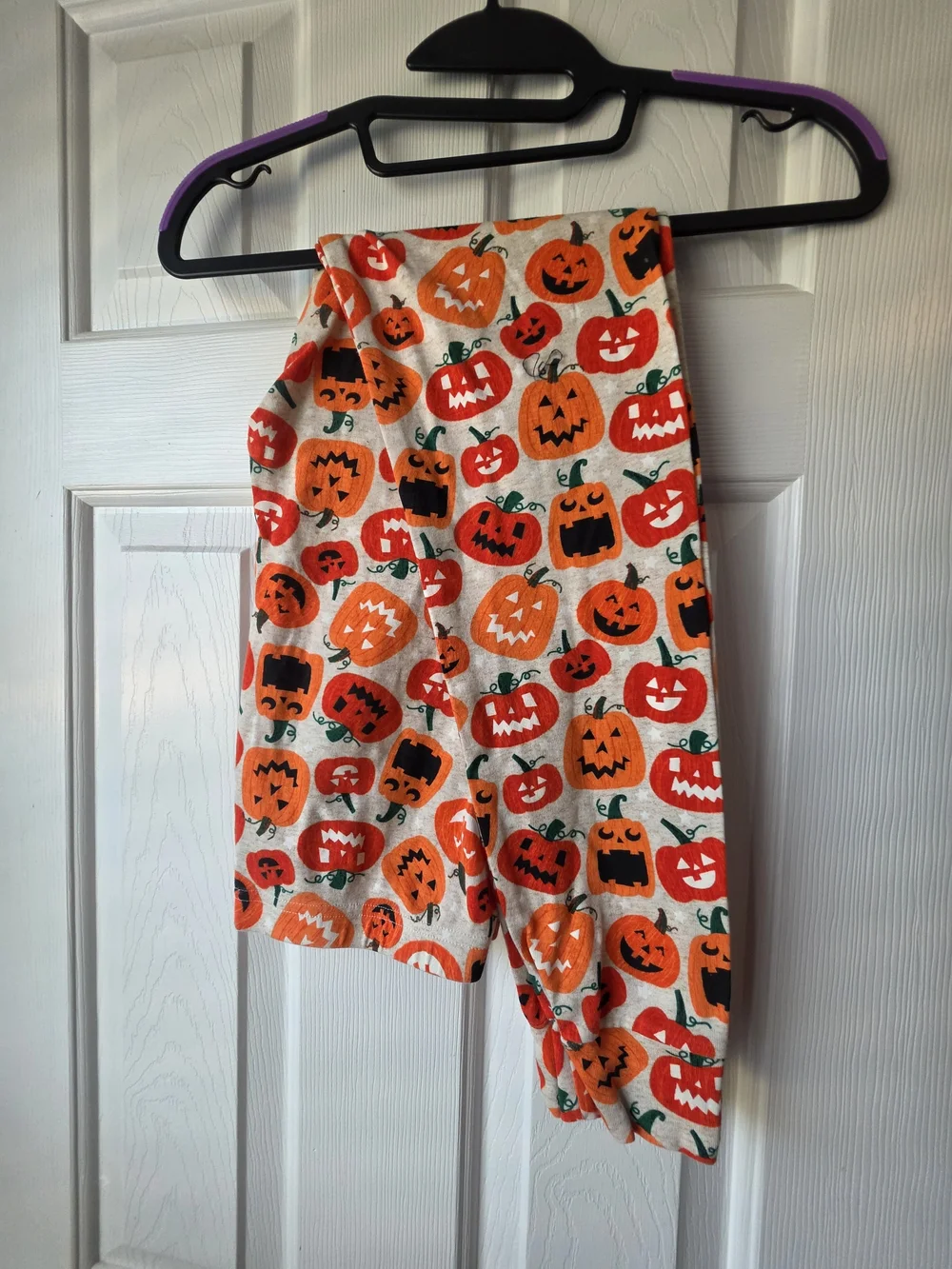 The Children's Place Orange Pumpkin Print Pajama Set Size 16
